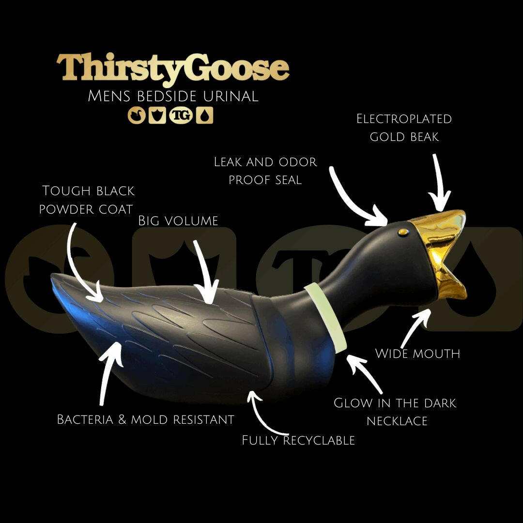 {{ Portable men's urinal}} - {{ Thirsty Goose }} - {{ Urinal}}